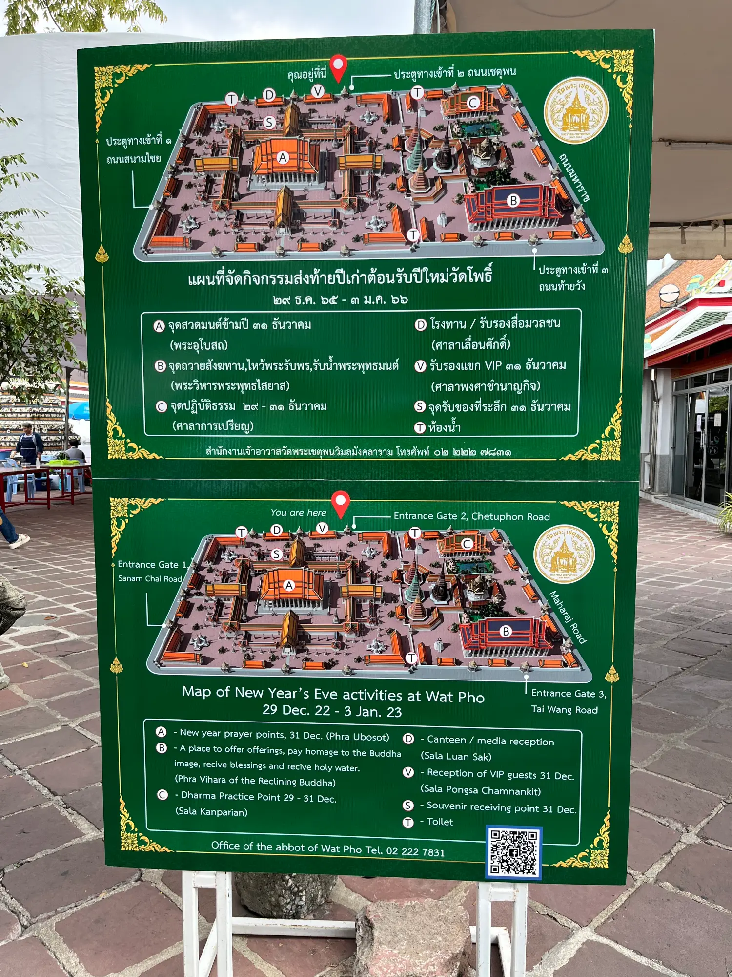 ワットポーの地図