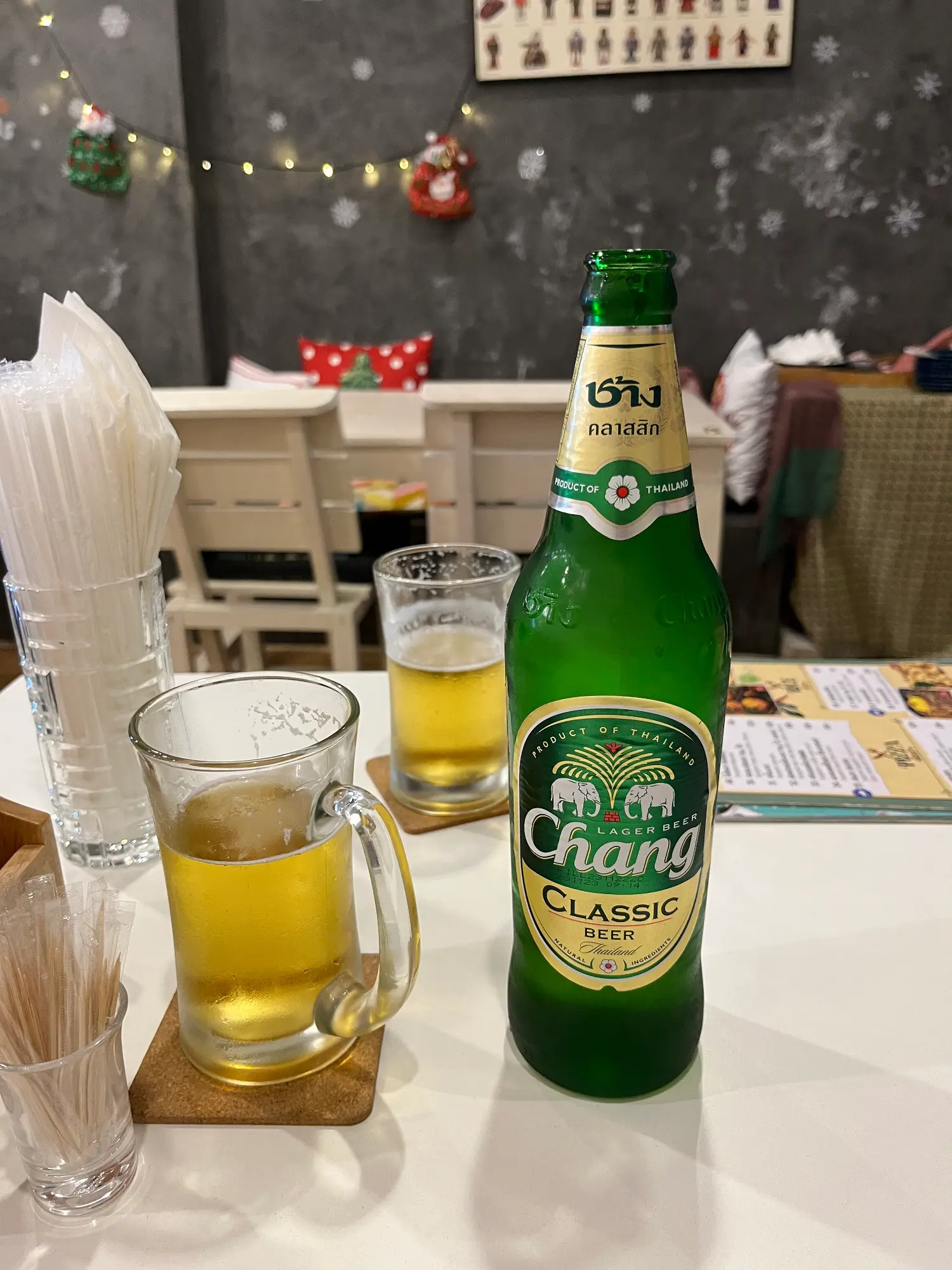 晩ご飯のお供ビール